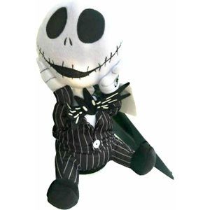 Jack ANIMATED Plush Nightmare Before Christmas lifts head up/down plays music